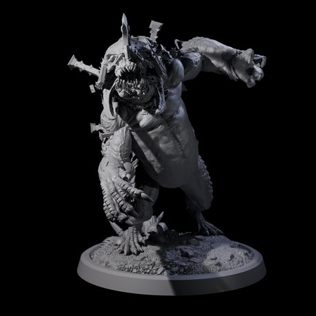 Four Spiked Bulettes Miniature for Dungeons and Dragons, Pathfinder or other TTRPGs