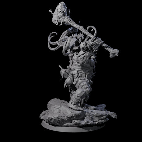 Four Spiky Hill Giant Matrons Miniature for Dungeons and Dragons, Pathfinder or other TTRPGs