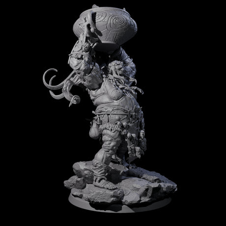 Four Spiky Hill Giant Matrons Miniature for Dungeons and Dragons, Pathfinder or other TTRPGs