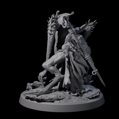 Four Spindly Forest Hags Miniature for Dungeons and Dragons, Pathfinder or other TTRPGs