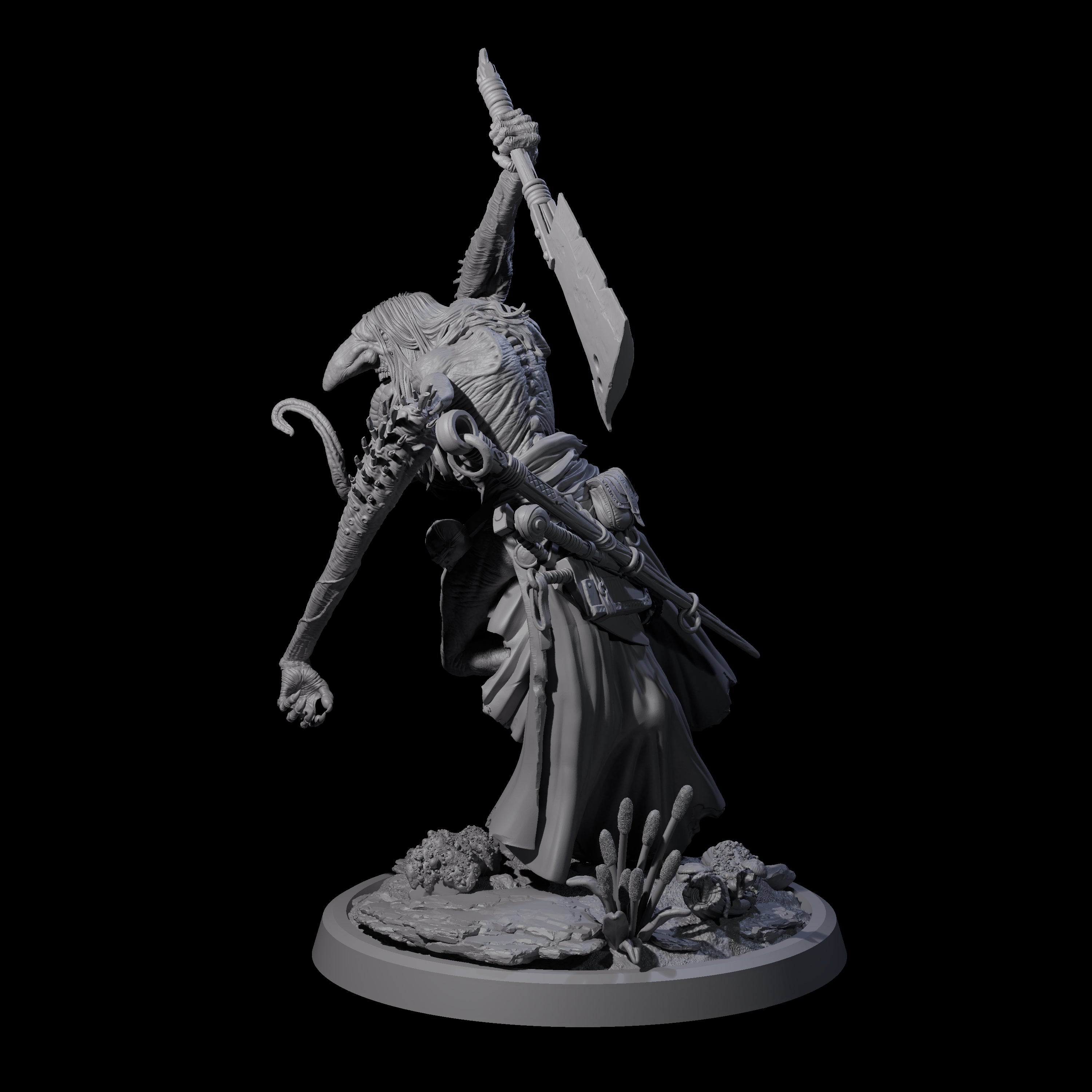 Four Spindly Forest Hags Miniature for Dungeons and Dragons, Pathfinder or other TTRPGs