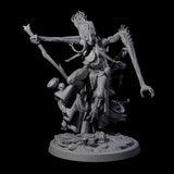 Four Spindly Forest Hags Miniature for Dungeons and Dragons, Pathfinder or other TTRPGs