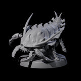 Four Squat Ankhegs Miniature for Dungeons and Dragons, Pathfinder or other TTRPGs
