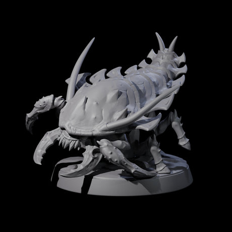 Four Squat Ankhegs Miniature for Dungeons and Dragons, Pathfinder or other TTRPGs