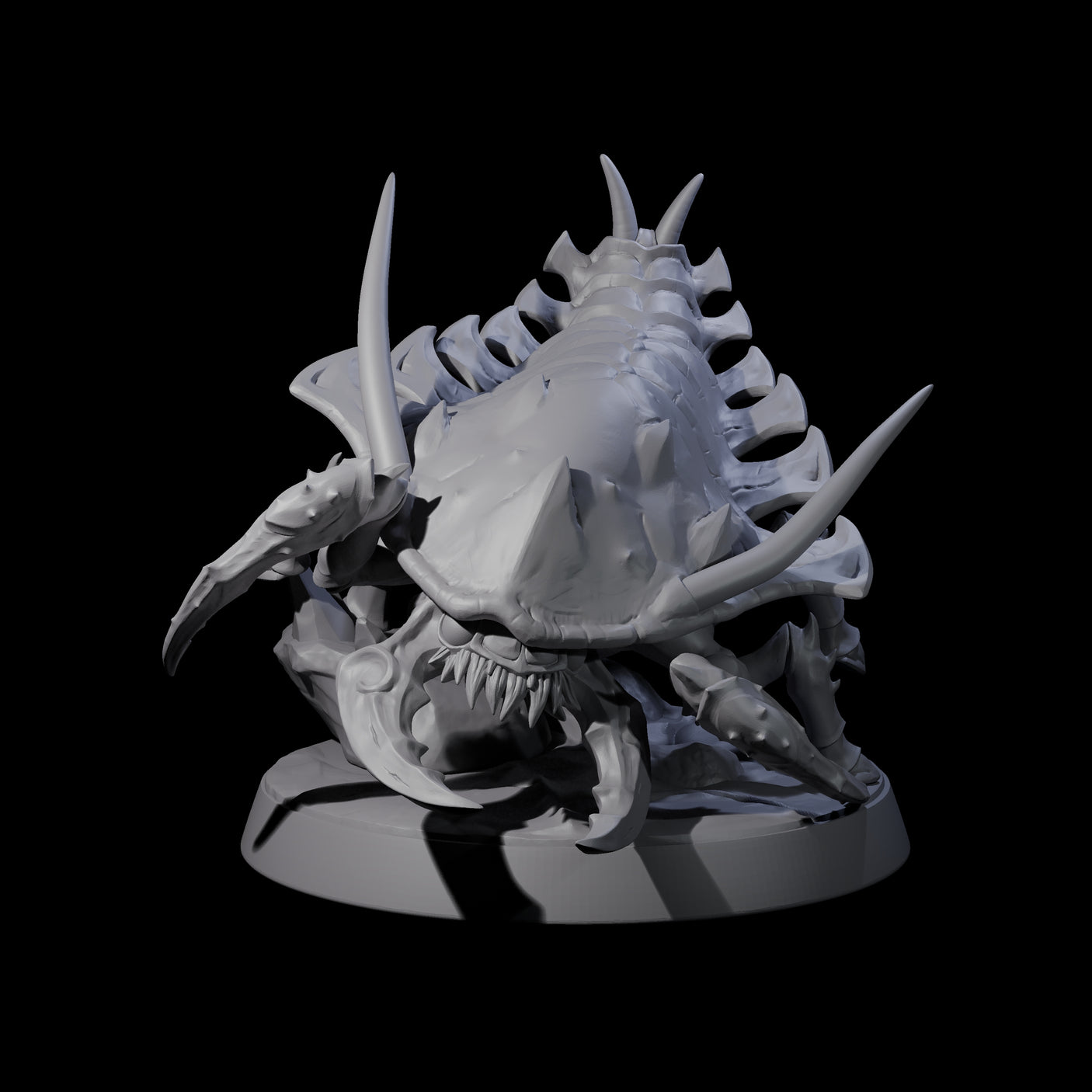 Four Squat Ankhegs Miniature for Dungeons and Dragons, Pathfinder or other TTRPGs