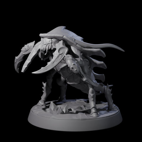 Four Squat Ankhegs Miniature for Dungeons and Dragons, Pathfinder or other TTRPGs