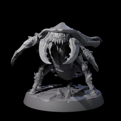 Four Squat Ankhegs Miniature for Dungeons and Dragons, Pathfinder or other TTRPGs