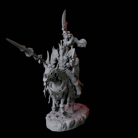 Four Stalking Mounted Revenants Miniature for Dungeons and Dragons, Pathfinder or other TTRPGs