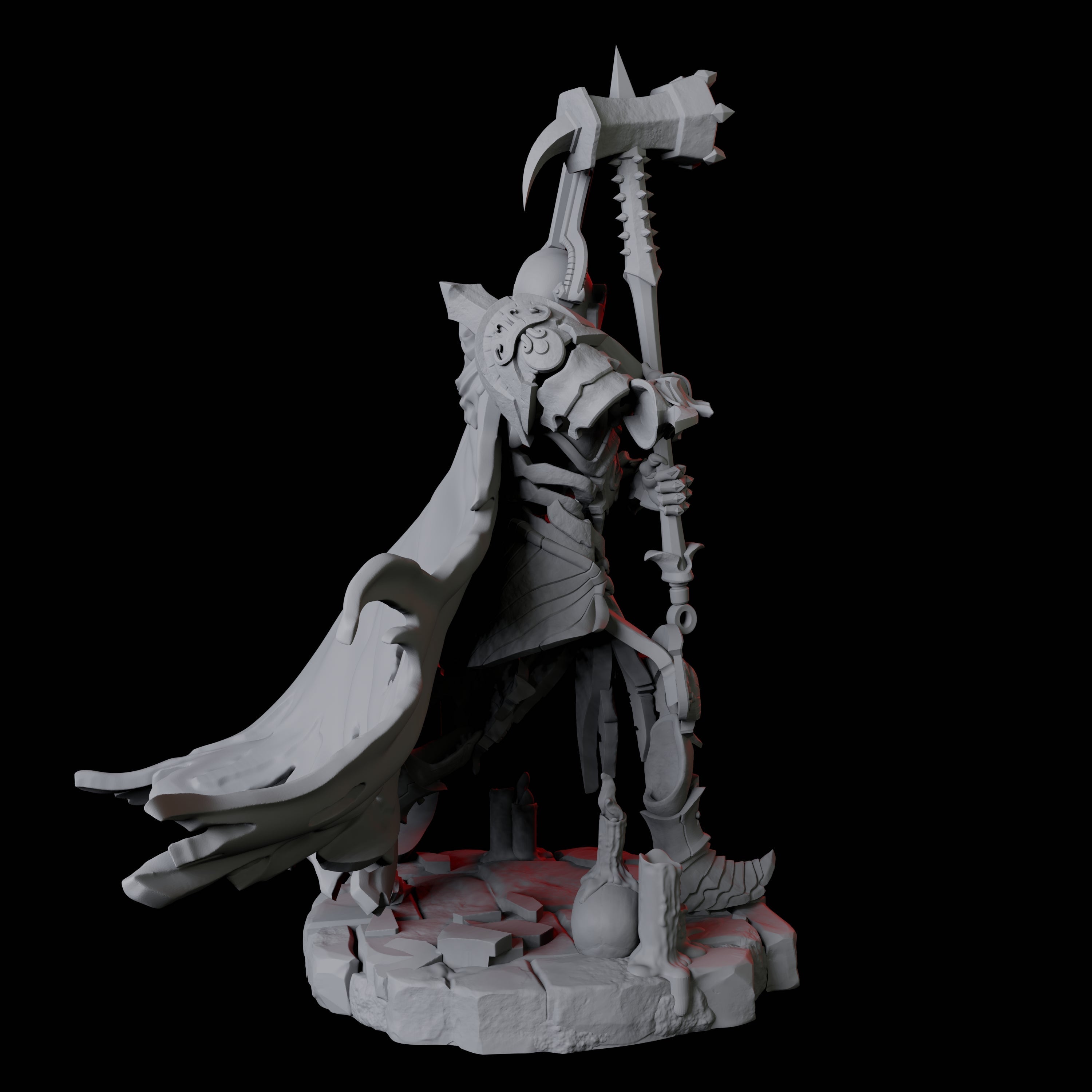 Four Stalking Revenants Miniature for Dungeons and Dragons, Pathfinder or other TTRPGs