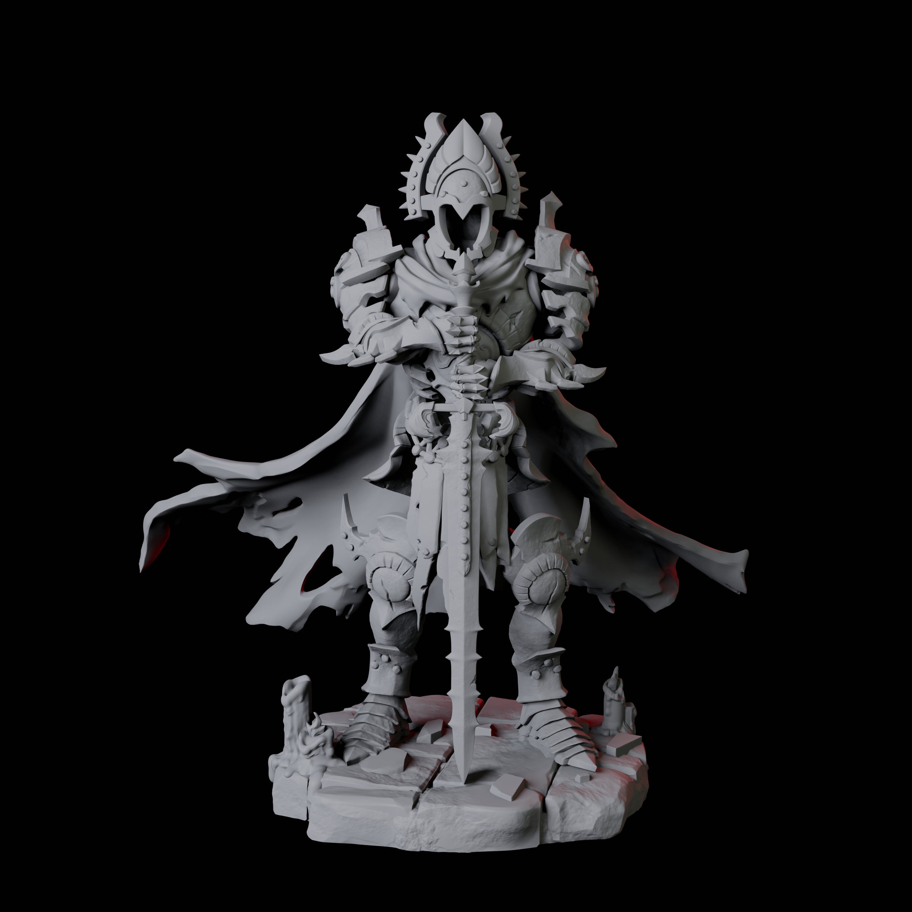 Four Stalking Revenants Miniature for Dungeons and Dragons, Pathfinder or other TTRPGs