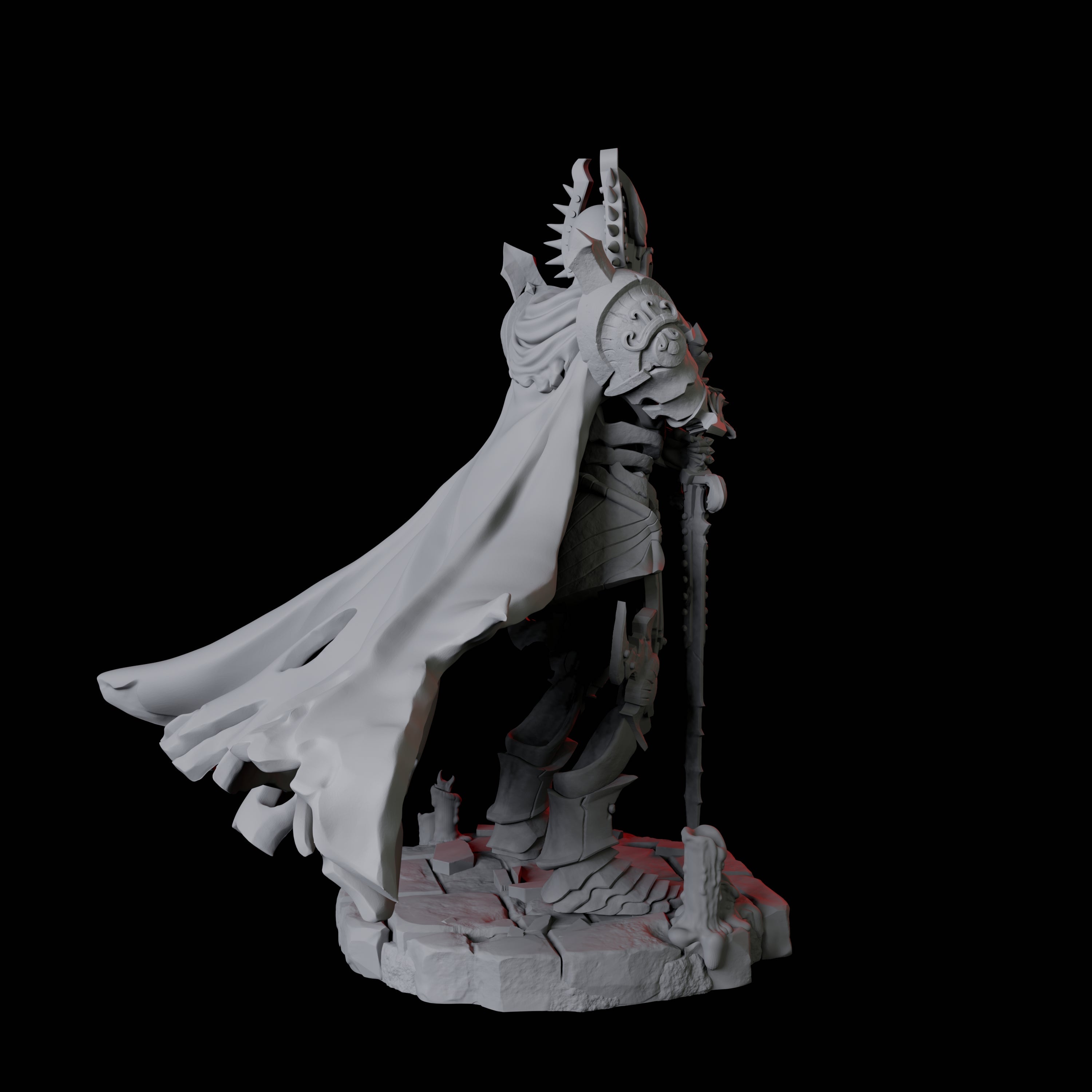 Four Stalking Revenants Miniature for Dungeons and Dragons, Pathfinder or other TTRPGs