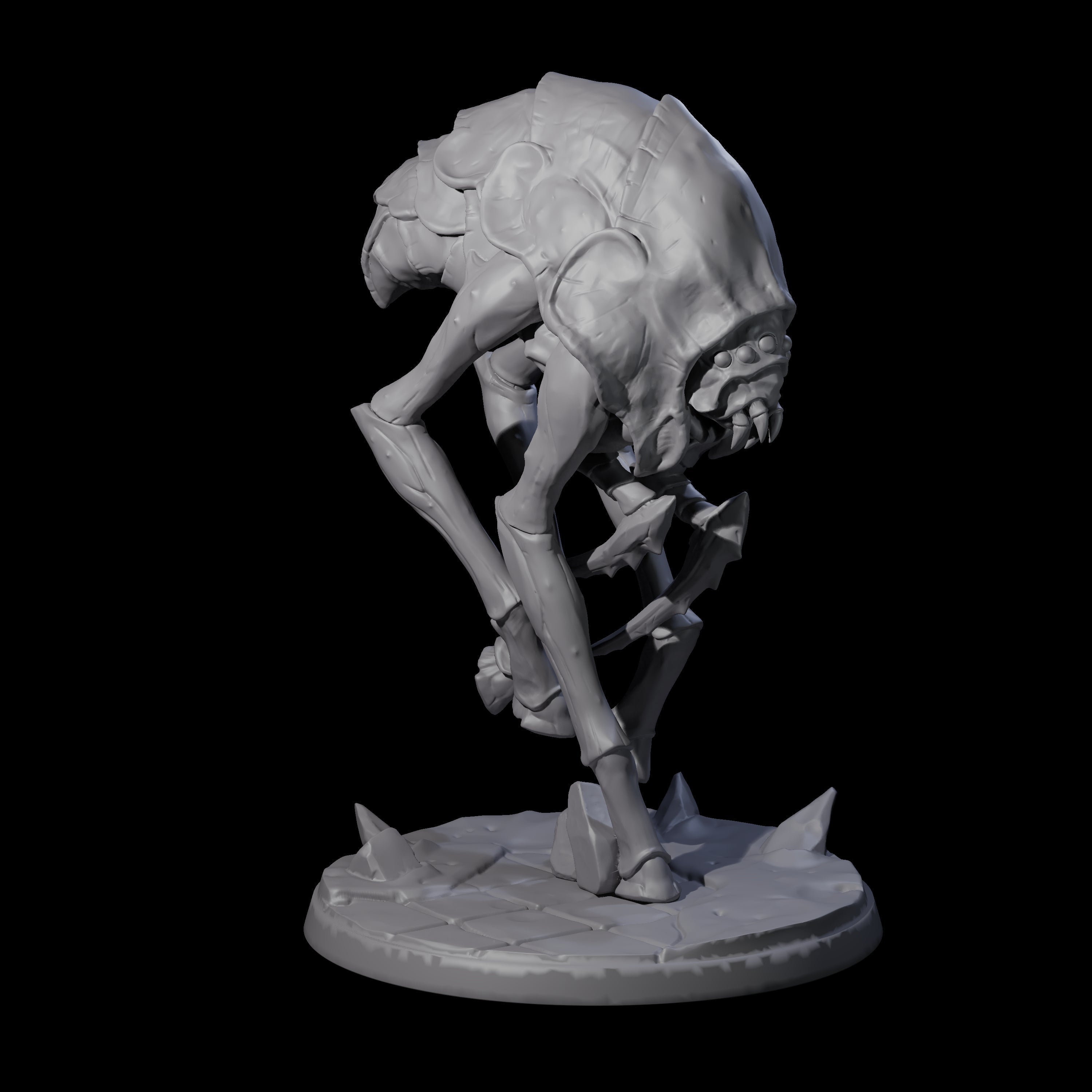 Four Stalking Underdark Ankhegs Miniature for Dungeons and Dragons, Pathfinder or other TTRPGs