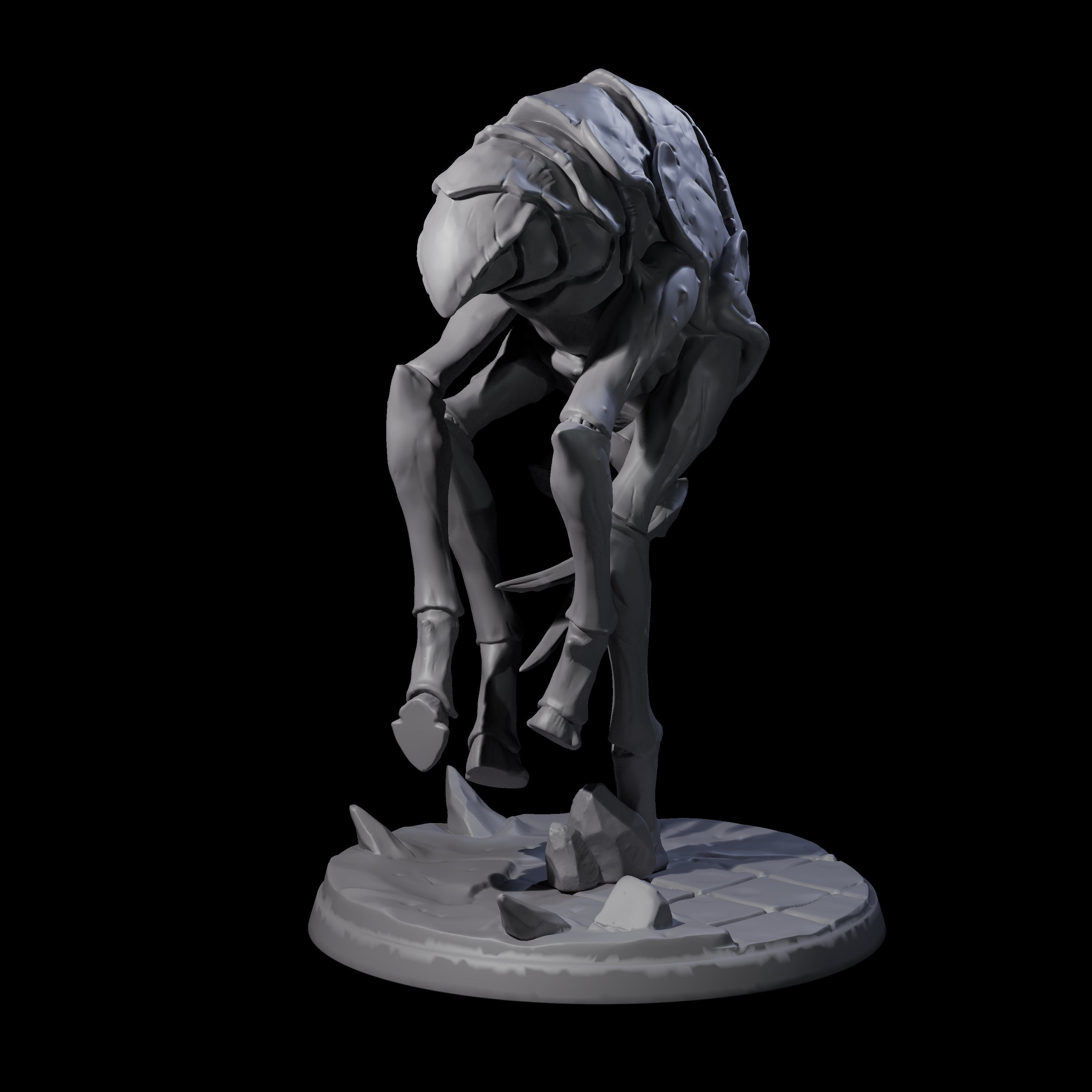 Four Stalking Underdark Ankhegs Miniature for Dungeons and Dragons, Pathfinder or other TTRPGs