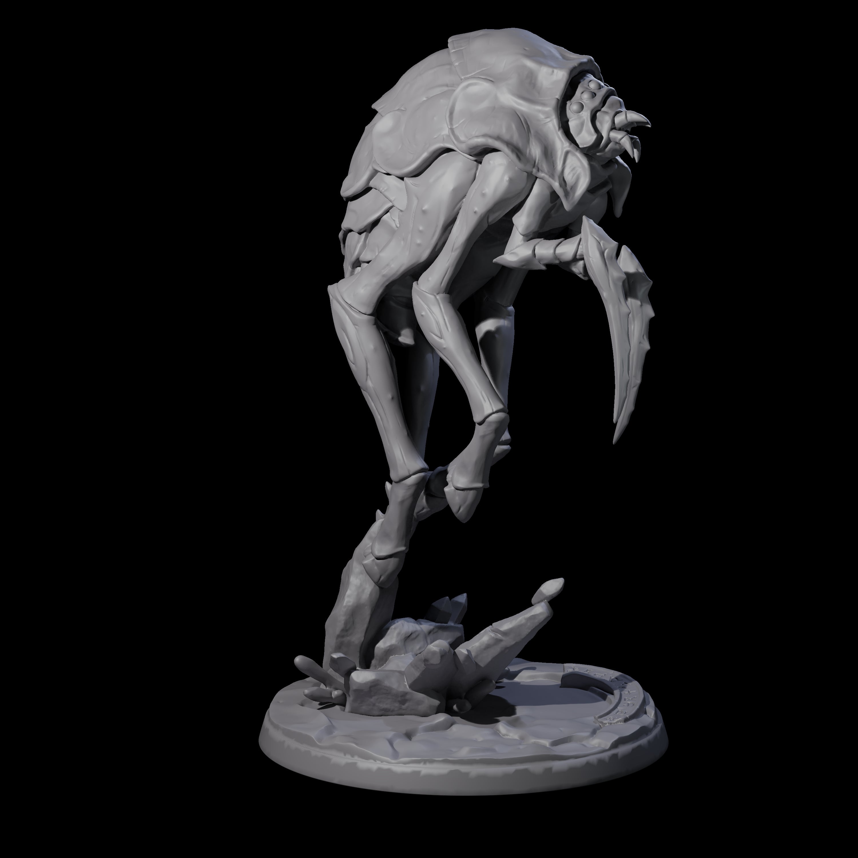 Four Stalking Underdark Ankhegs Miniature for Dungeons and Dragons, Pathfinder or other TTRPGs