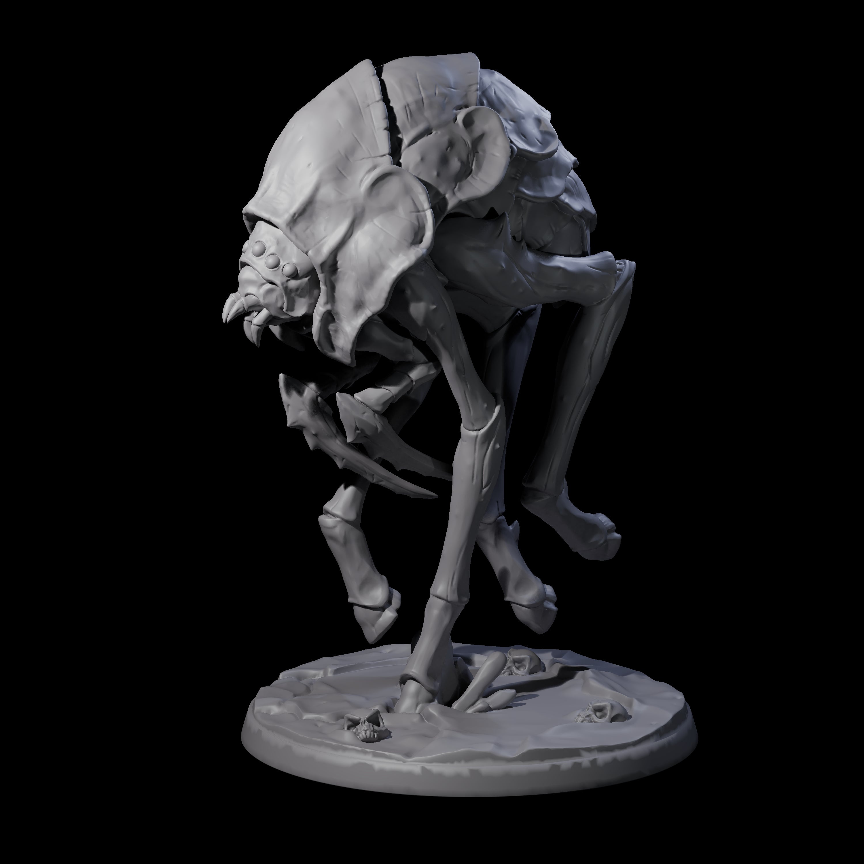 Four Stalking Underdark Ankhegs Miniature for Dungeons and Dragons, Pathfinder or other TTRPGs