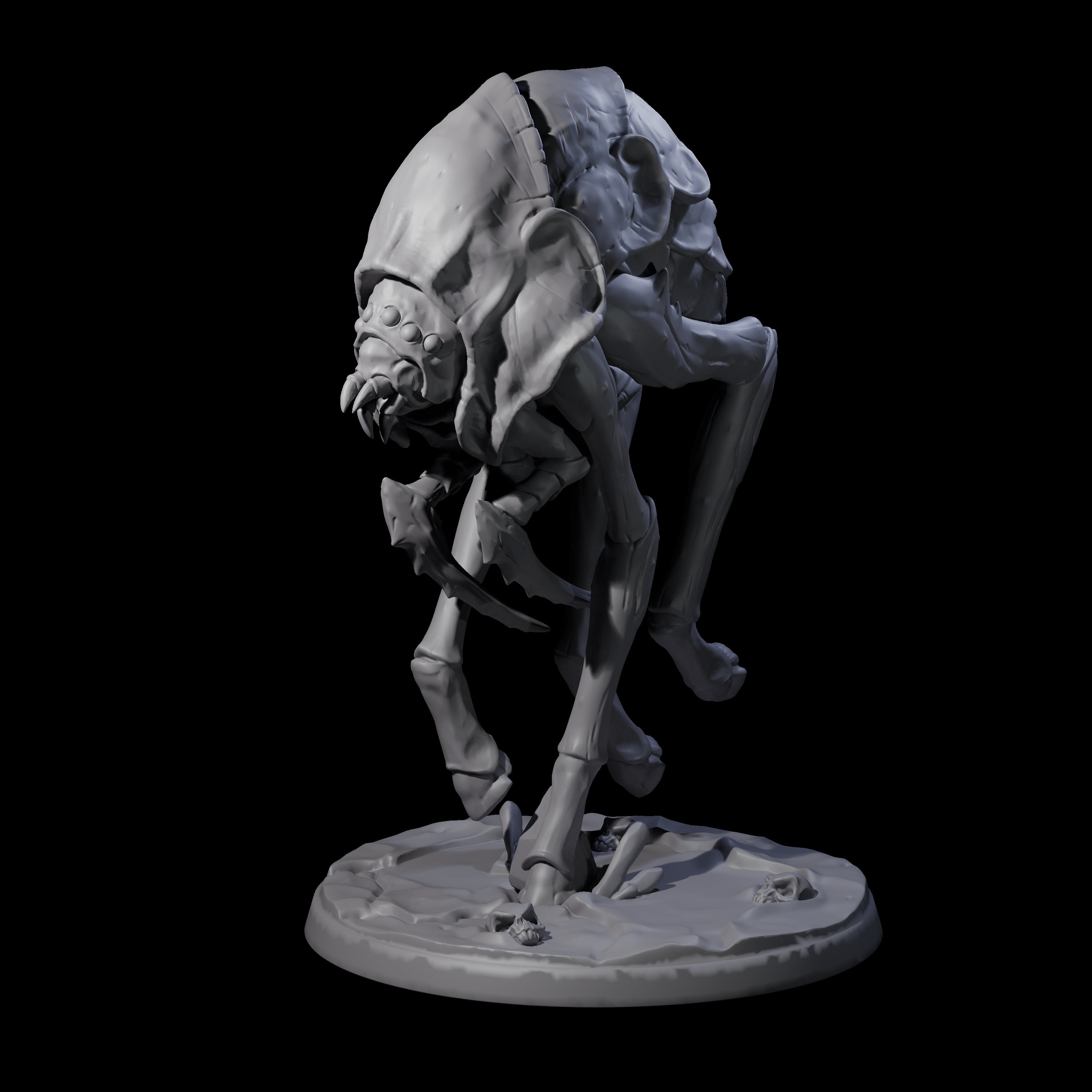 Four Stalking Underdark Ankhegs Miniature for Dungeons and Dragons, Pathfinder or other TTRPGs