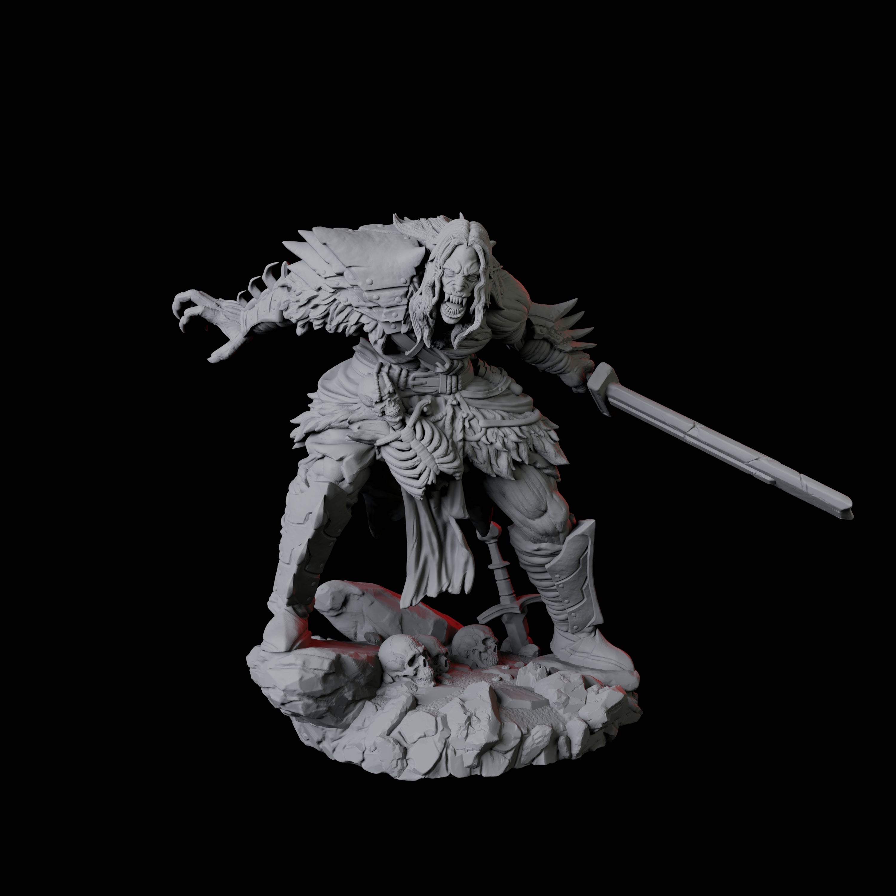 Four Stalking Urdefhan Warriors Miniature for Dungeons and Dragons, Pathfinder or other TTRPGs