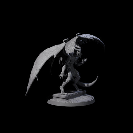 Four Static Gargoyles Miniature for Dungeons and Dragons, Pathfinder or other TTRPGs