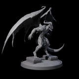 Four Static Gargoyles Miniature for Dungeons and Dragons, Pathfinder or other TTRPGs