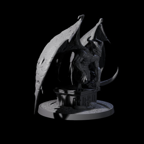 Four Static Gargoyles Miniature for Dungeons and Dragons, Pathfinder or other TTRPGs