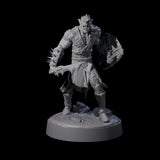Four Stoneflesh Orcs Miniature for Dungeons and Dragons, Pathfinder or other TTRPGs