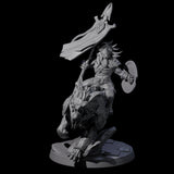 Four Storming Leonin Cavalry Miniature for Dungeons and Dragons, Pathfinder or other TTRPGs