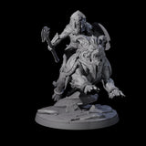 Four Storming Leonin Cavalry Miniature for Dungeons and Dragons, Pathfinder or other TTRPGs