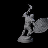 Four Striking Furry Orcs Miniature for Dungeons and Dragons, Pathfinder or other TTRPGs