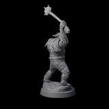 Four Striking Furry Orcs Miniature for Dungeons and Dragons, Pathfinder or other TTRPGs