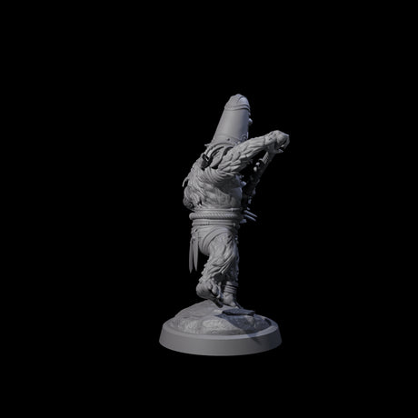 Four Striking Furry Orcs Miniature for Dungeons and Dragons, Pathfinder or other TTRPGs