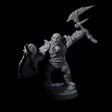Four Striking Furry Orcs Miniature for Dungeons and Dragons, Pathfinder or other TTRPGs