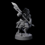 Four Striking Leonin Warblades Miniature for Dungeons and Dragons, Pathfinder or other TTRPGs