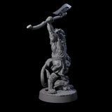 Four Striking Leonin Warblades Miniature for Dungeons and Dragons, Pathfinder or other TTRPGs