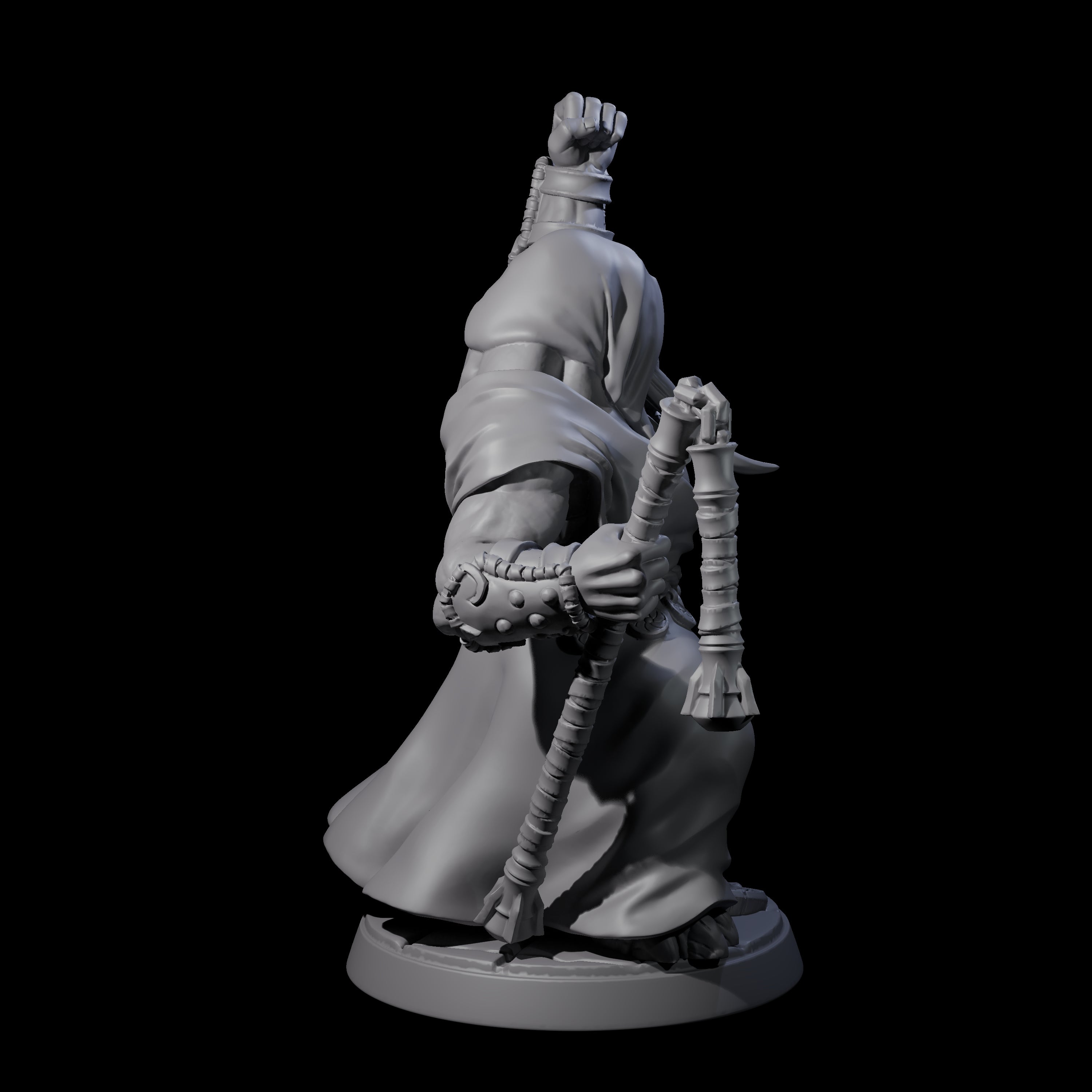 Four Striking Loxodon Monks Miniature for Dungeons and Dragons, Pathfinder or other TTRPGs