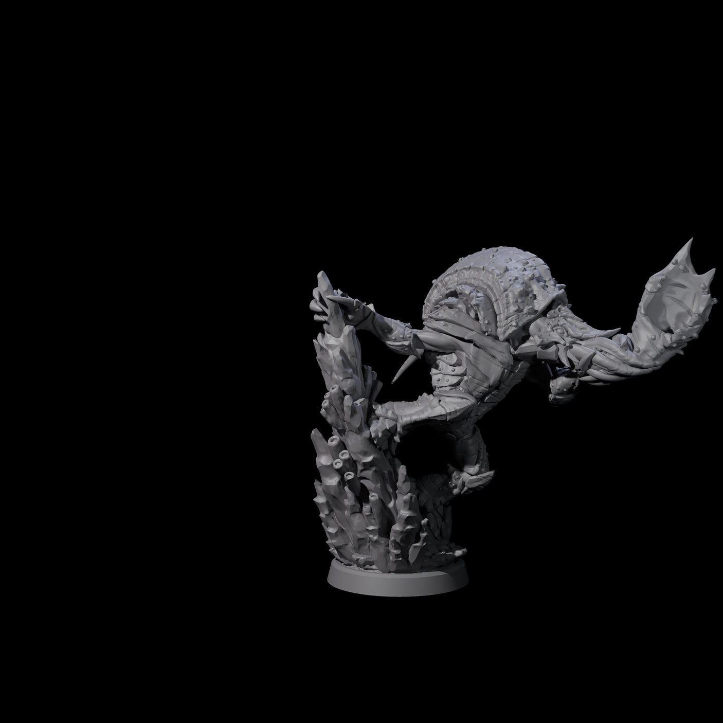 Four Swarming Wastriliths Miniature for Dungeons and Dragons, Pathfinder or other TTRPGs