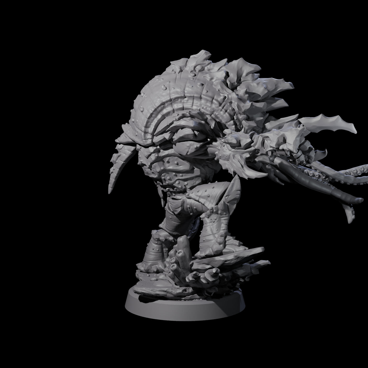 Four Swarming Wastriliths Miniature for Dungeons and Dragons, Pathfinder or other TTRPGs
