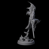 Four Swinging Abyssal Myrmidons Miniature for Dungeons and Dragons, Pathfinder or other TTRPGs