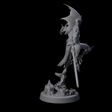Four Swinging Abyssal Myrmidons Miniature for Dungeons and Dragons, Pathfinder or other TTRPGs