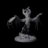 Four Swinging Bat-Like Cambions Miniature for Dungeons and Dragons, Pathfinder or other TTRPGs