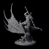 Four Swinging Bat-Like Cambions Miniature for Dungeons and Dragons, Pathfinder or other TTRPGs