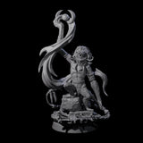 Four Swinging Hazodee Shamans Miniature for Dungeons and Dragons, Pathfinder or other TTRPGs