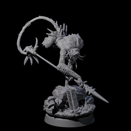 Four Swinging Hazodee Shamans Miniature for Dungeons and Dragons, Pathfinder or other TTRPGs