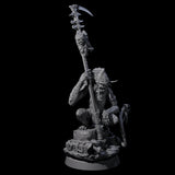 Four Swinging Hazodee Shamans Miniature for Dungeons and Dragons, Pathfinder or other TTRPGs