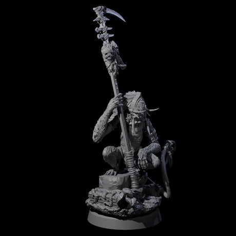 Four Swinging Hazodee Shamans Miniature for Dungeons and Dragons, Pathfinder or other TTRPGs