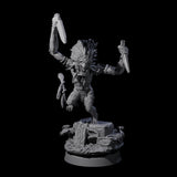 Four Swinging Hazodee Shamans Miniature for Dungeons and Dragons, Pathfinder or other TTRPGs