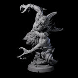 Four Swirling Efreeti Miniature for Dungeons and Dragons, Pathfinder or other TTRPGs
