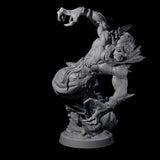 Four Swirling Efreeti Miniature for Dungeons and Dragons, Pathfinder or other TTRPGs