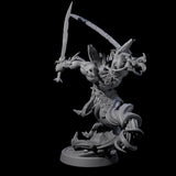 Four Swirling Efreeti Miniature for Dungeons and Dragons, Pathfinder or other TTRPGs