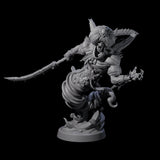 Four Swirling Efreeti Miniature for Dungeons and Dragons, Pathfinder or other TTRPGs