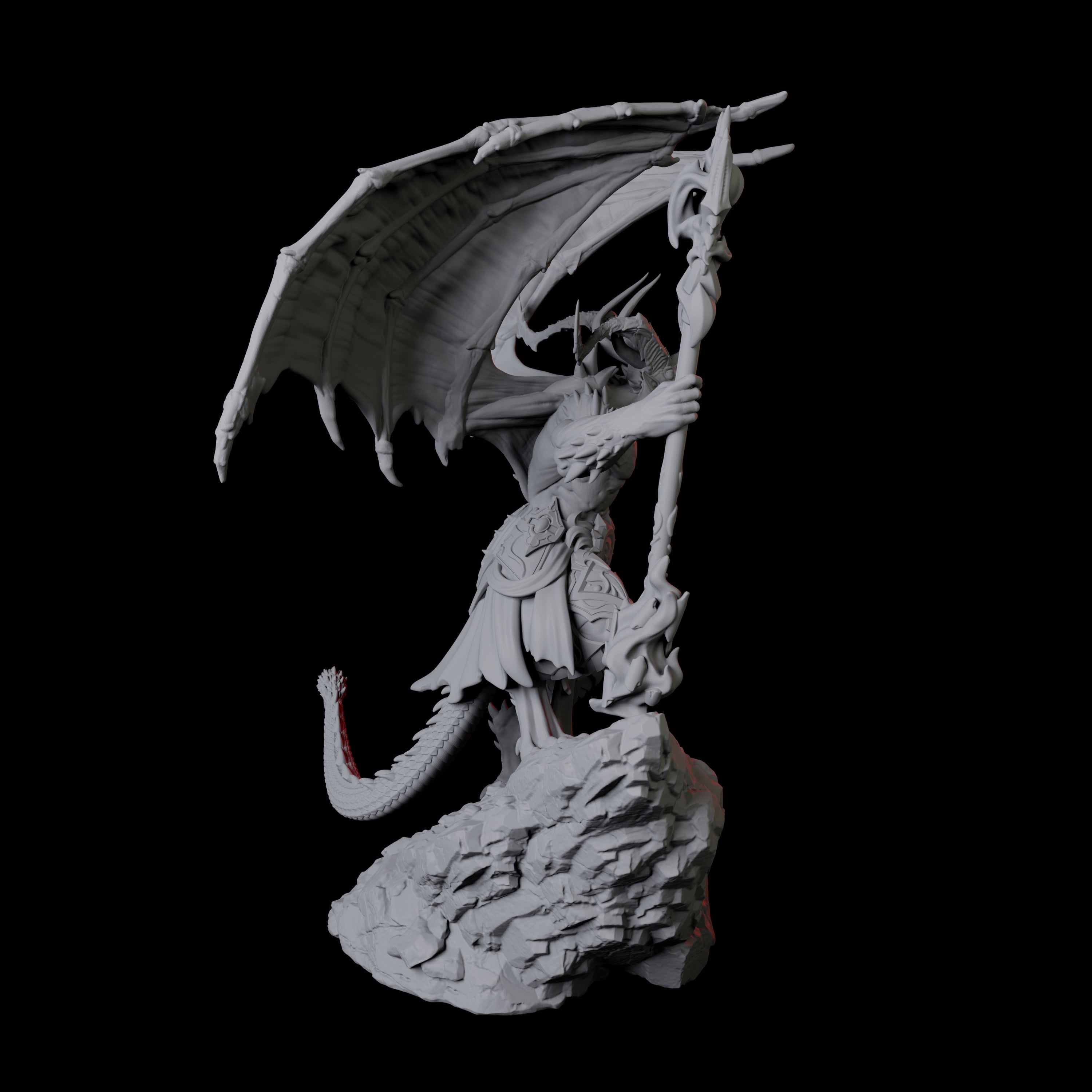 Four Taunting Horned Devils Miniature for Dungeons and Dragons, Pathfinder or other TTRPGs